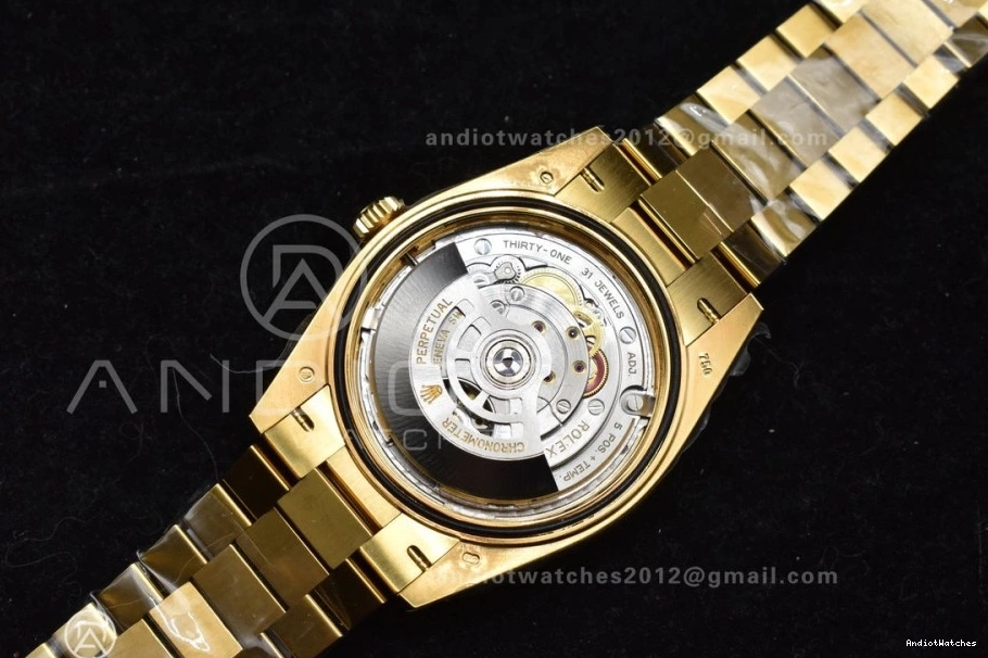 Day VR3255 On Silver Dial 228238 Bracelet Roman 1:1 ARF YG Best Date Weight) President ZeroBulk 40 664 (Gain Edition 0818